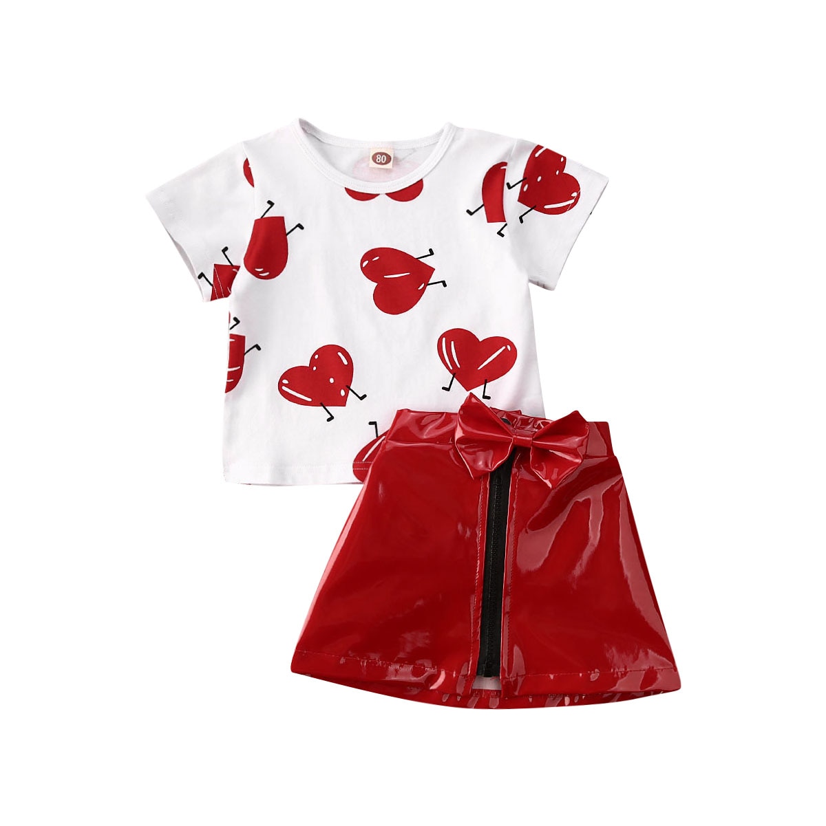 Kids Baby Girls Clothes Set Valentines Day Outfit 6M-5Y